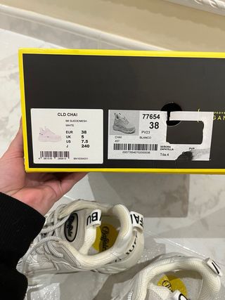 Zapatillas Buffalo Beige/Blanco Talla 38