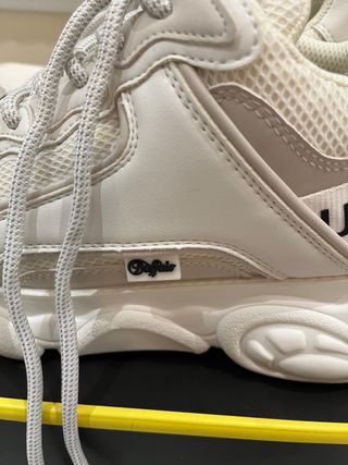 Zapatillas Buffalo Beige/Blanco Talla 38