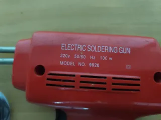 Pistola soldadora con luz 100W