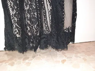Vestido largo encaje invitada fiesta