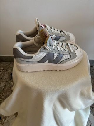 New Balance CT 302 donna pelle grigio bianco