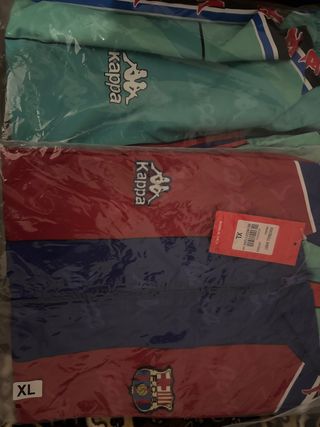 Chaqueta Kappa FCB Reversible