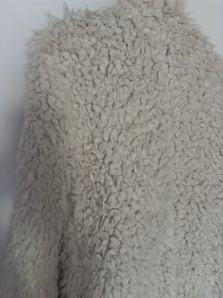 Casaco de pelo Lefties branco tamanho M