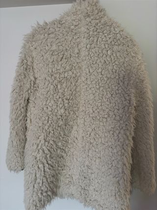 Casaco de pelo Lefties branco tamanho M
