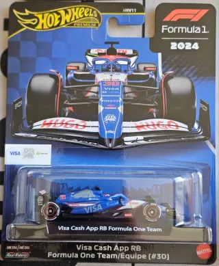 Hot Wheels F1 2024 Visa Cash App RB #30