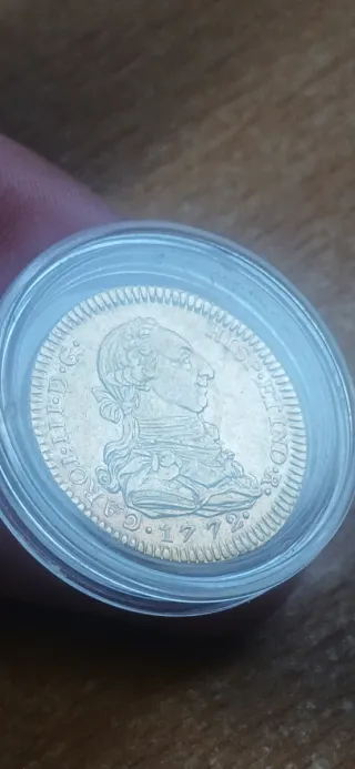 2 Escudos Carlos II 1772 Oro .901 6,7g