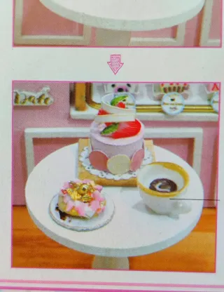 Pastelería Miniatura casita muñecas kit DIY casa