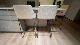 4 Taburetes Andreu World Beige Tela