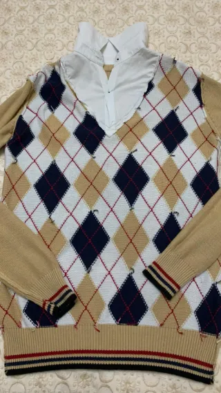 Pullover Guess Argyle Vintage Ragazzo