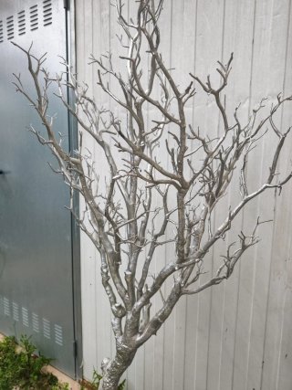 Árbol decorativo plateado 160m