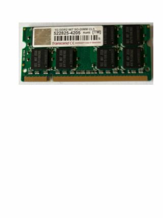 Memoria RAM Transcend 1GB DDR2 SO-DIMM