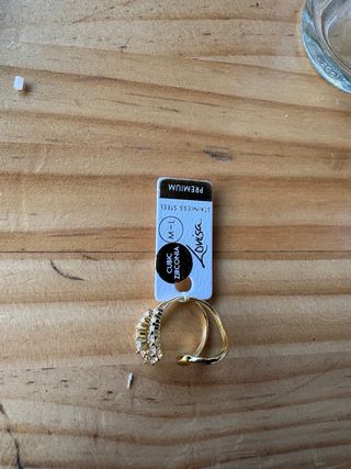 Anillo Lovisa Oro Rosa Cubic Zirconia Talla S-M