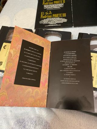 El Padrino Trilogía VHS Coleccionista