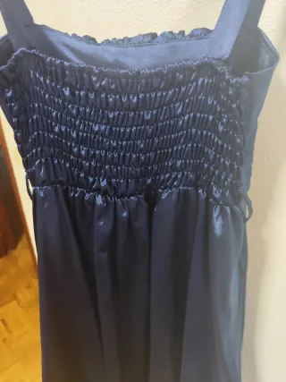 Vestido fiesta mujer azul