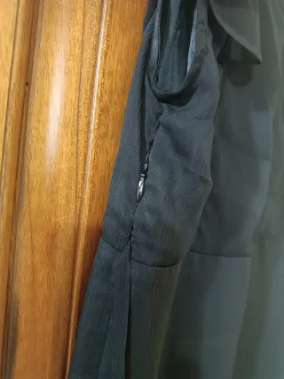 Vestito Zara Tragaluc nero con pizzo S