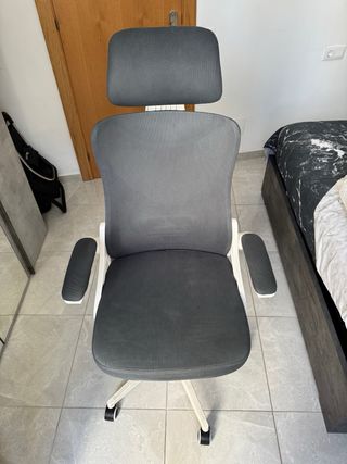Silla Ergonómica Oficina Yaheetech Gris