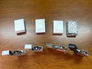 Set di 4 accendini tipo Zippo