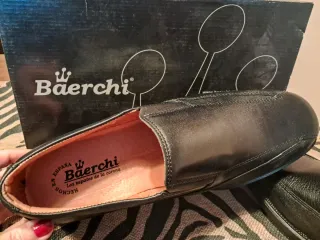 Zapatos Baerchi Hombre Negros Sin Estrenar