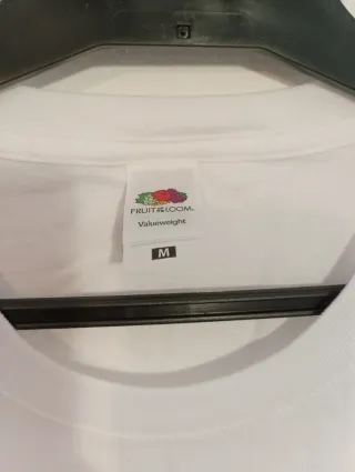 Camiseta Blanca Fossil con Estampado de Reloj