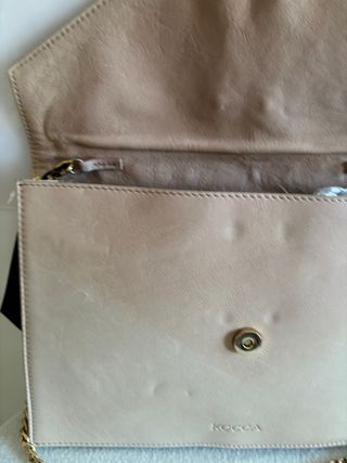 Borsa Kocca tracolla donna beige oro