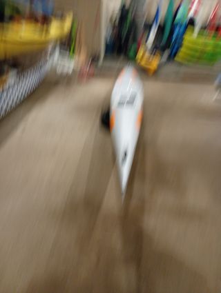 Piragua de mar Surfski blanca