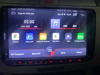 Pantalla VW Passat con Cámara y GPS