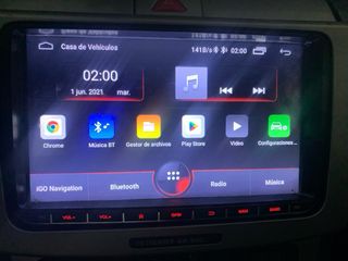 Pantalla VW Passat con Cámara y GPS