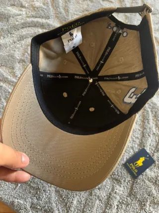 Gorro Polo Ralph Lauren Beige con Polo