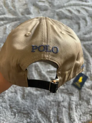 Gorro Polo Ralph Lauren Beige con Polo