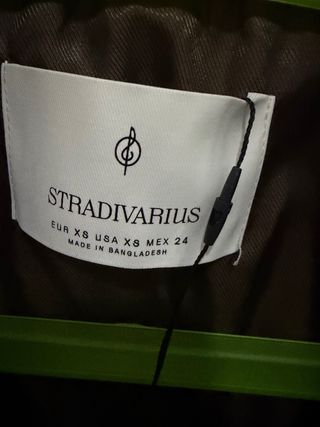 Chaqueta Bomber Stradivarius Marrón Talla XS