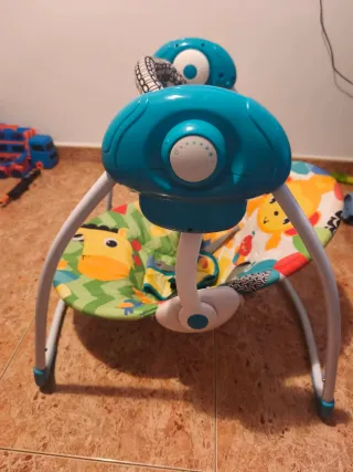 Amaca balancín infantil con animales