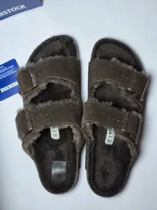 Birkenstock Arizona Borrego Talla 41 shearling