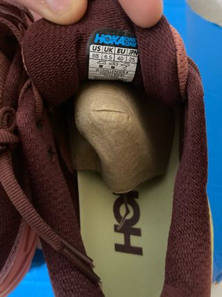 Zapatillas Hoka Talla 40 Rosa/Marrón