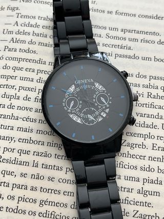 Relógio Geneva Preto Masculino