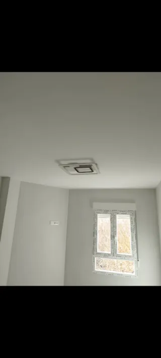 Instalación ventilador y lámparas