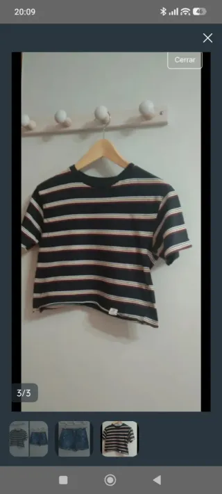 Lote 2 Camisetas y Short Vaquero