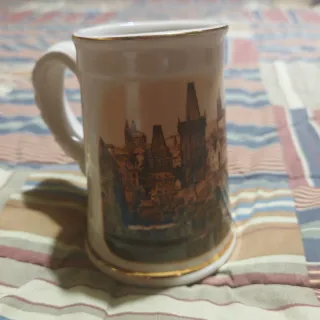 Boccale da birra vintage ricordo Praga Repubblica
