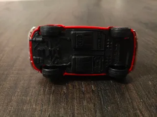 Modellino Burago Fiat 500 Sport Rossa