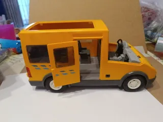 Furgoneta Escolar Amarilla Playmobil