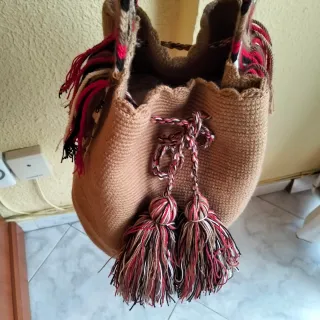Bolso Wayuu tejido artesanal