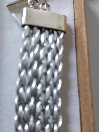 Pulsera Plata 925 Tejida Ovalada