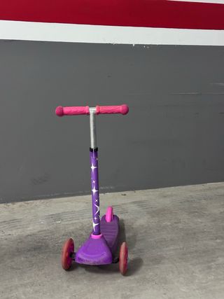 Patinete infantil 3 ruedas morado