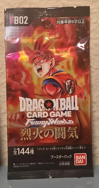 Sobres de Dragon Ball Super Fusion World FB02-JAP