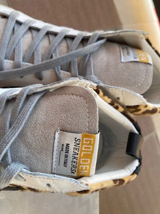 Zapatillas Golden Goose leopardo beige/marrón