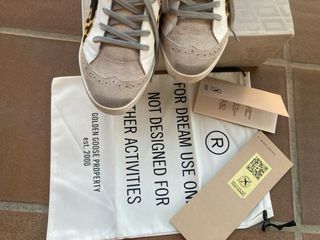 Zapatillas Golden Goose leopardo beige/marrón