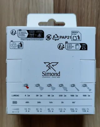 Linterna frontal Simond HL900 LED NUEVA A ESTRENAR