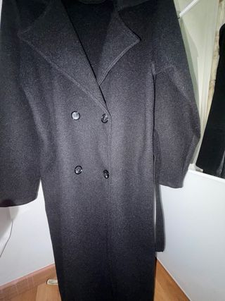 Abrigo largo negro