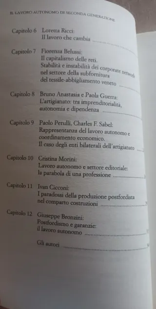 Il lavoro autonomo di seconda generazione scena...