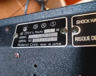 Roland SH-2 Sintetizador Vintage Rare