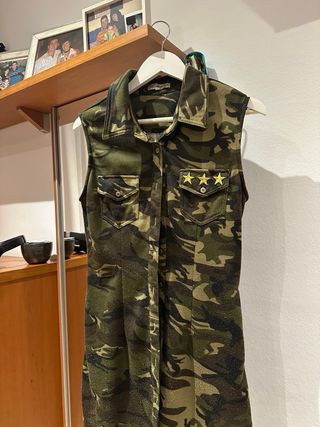 Vestido Camaleónica Militar Talla S